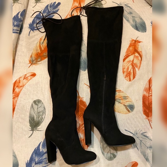 Justfab Knee-High heeled boots - Picture 4 of 4